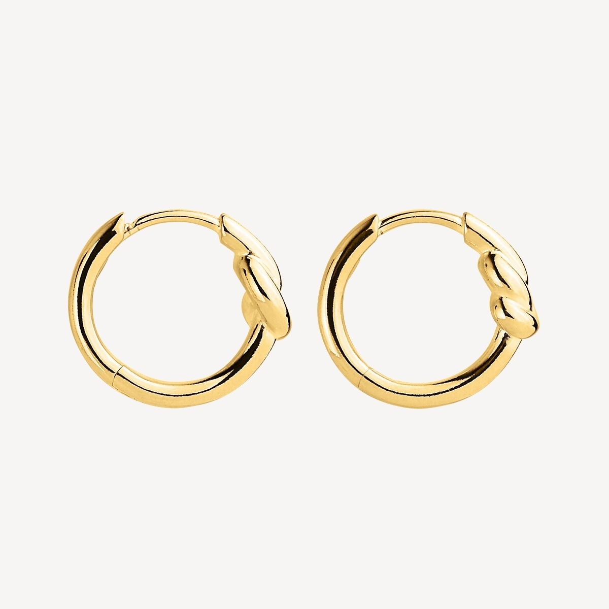Nature’s Knot Huggie Earrings