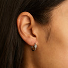 Nature’s Knot Huggie Earrings