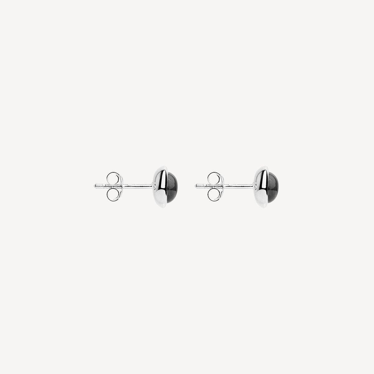 Husk Onyx Stud Earring