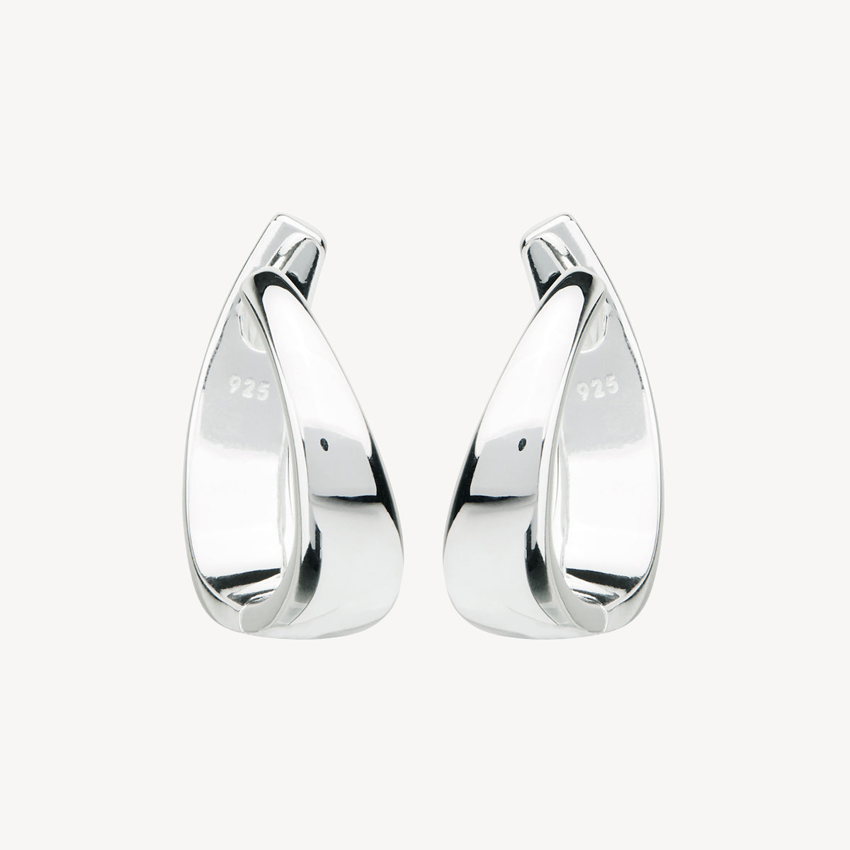 Sterling Silver The Plunge Earrings