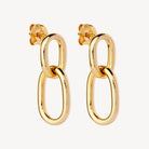 Yellow Gold Mermaid Earrings