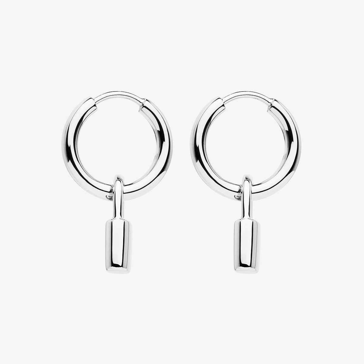 Love Lock Huggie Earrings