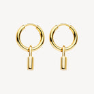 Love Lock Huggie Earrings