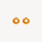 Yellow Gold Capri Pearl Earrings