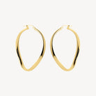 Yellow Gold Odyssey Hoop Earrings