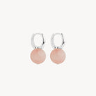 Sterling Silver Capella Rose Quartz Earrings