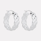 Sterling Silver Marais Hoop Earrings