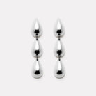 Sterling Silver Liora Triple Drop Stud Earrings