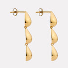 Liora Triple Drop Stud Earrings