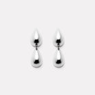 Sterling Silver Liora Double Drop Stud Earrings
