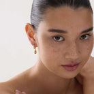 Liora Double Drop Stud Earrings