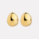 Yellow Gold Encounter Huggie Earrings