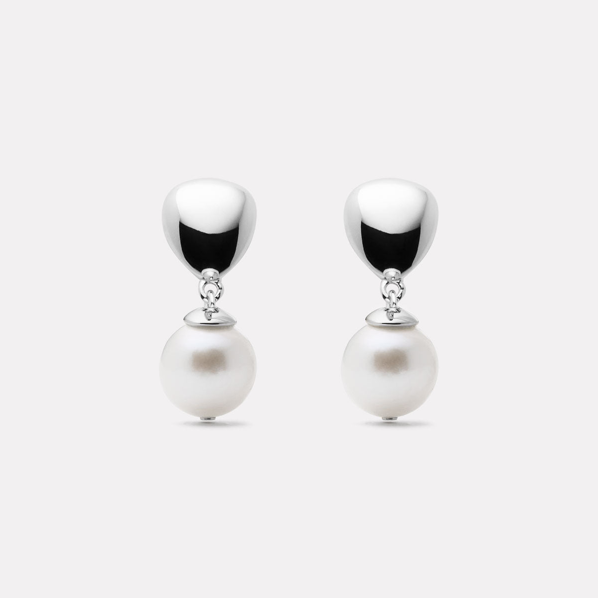 Sterling Silver Islander Pearl Earrings