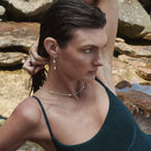 Tidal Whisper Double Pearl Earrings