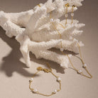 Tidal Whisper Double Pearl Earrings