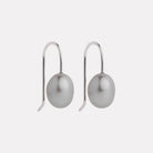 Sterling Silver Isla Grey Pearl Earrings
