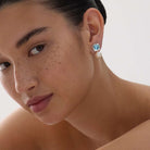Blue Lagoon Pearl Earrings