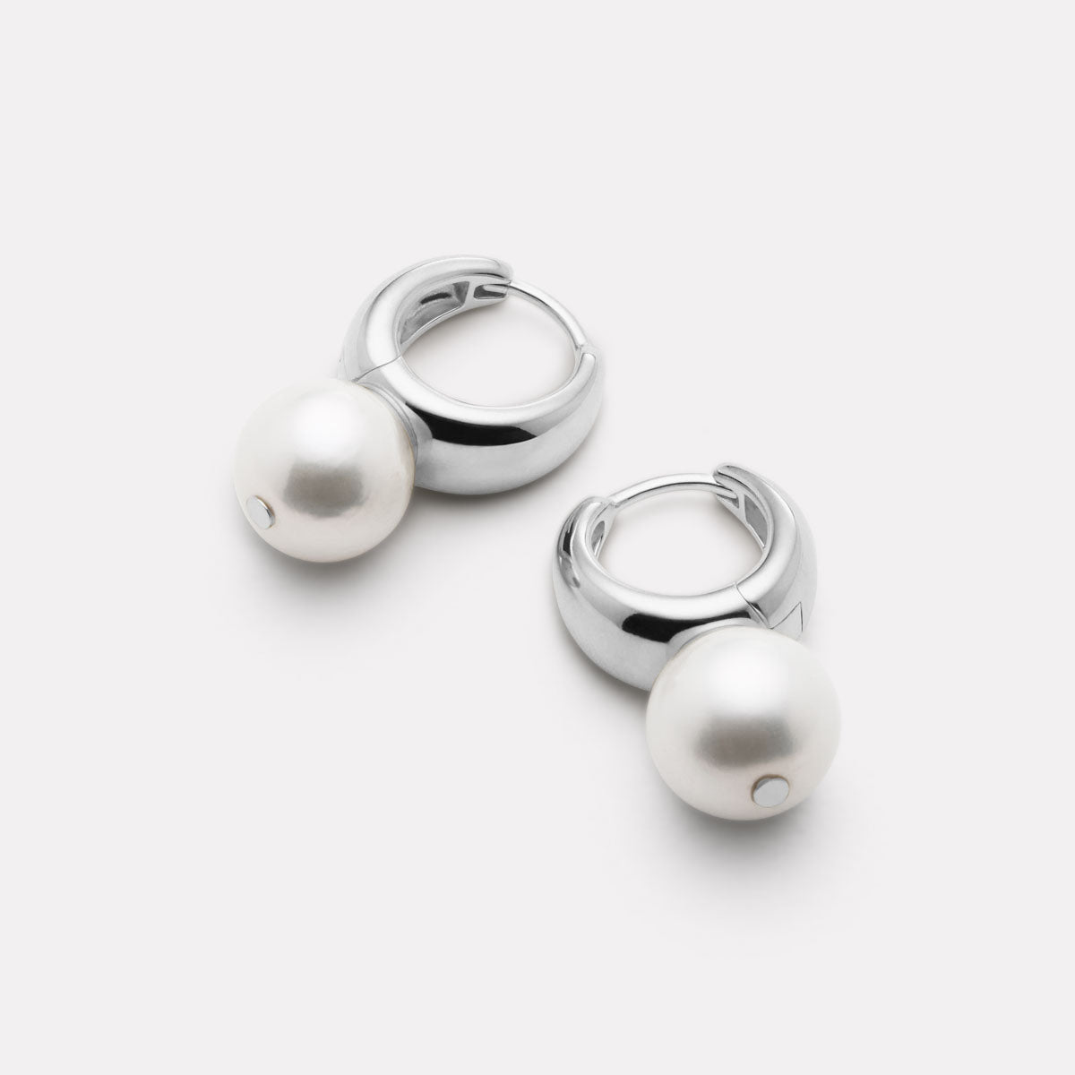 Sterling Silver Solana Pearl Earrings