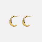 Yellow Gold Suncrest Stud Earrings