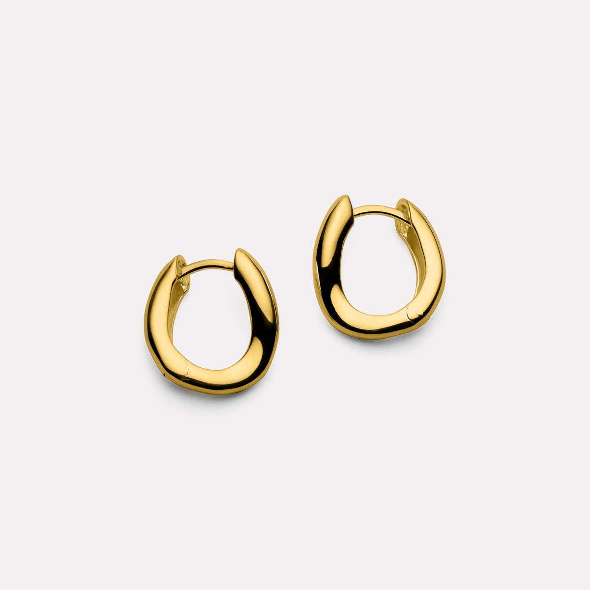 Yellow Gold Balm Earrings