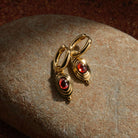 Horizon Garnet Earrings