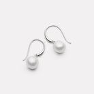 Sterling Silver Ocean Glow Pearl Earrings