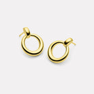 Yellow Gold Mist Earrings