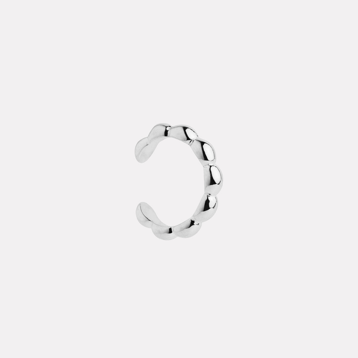 Sterling Silver Moonwalk Ear Cuff