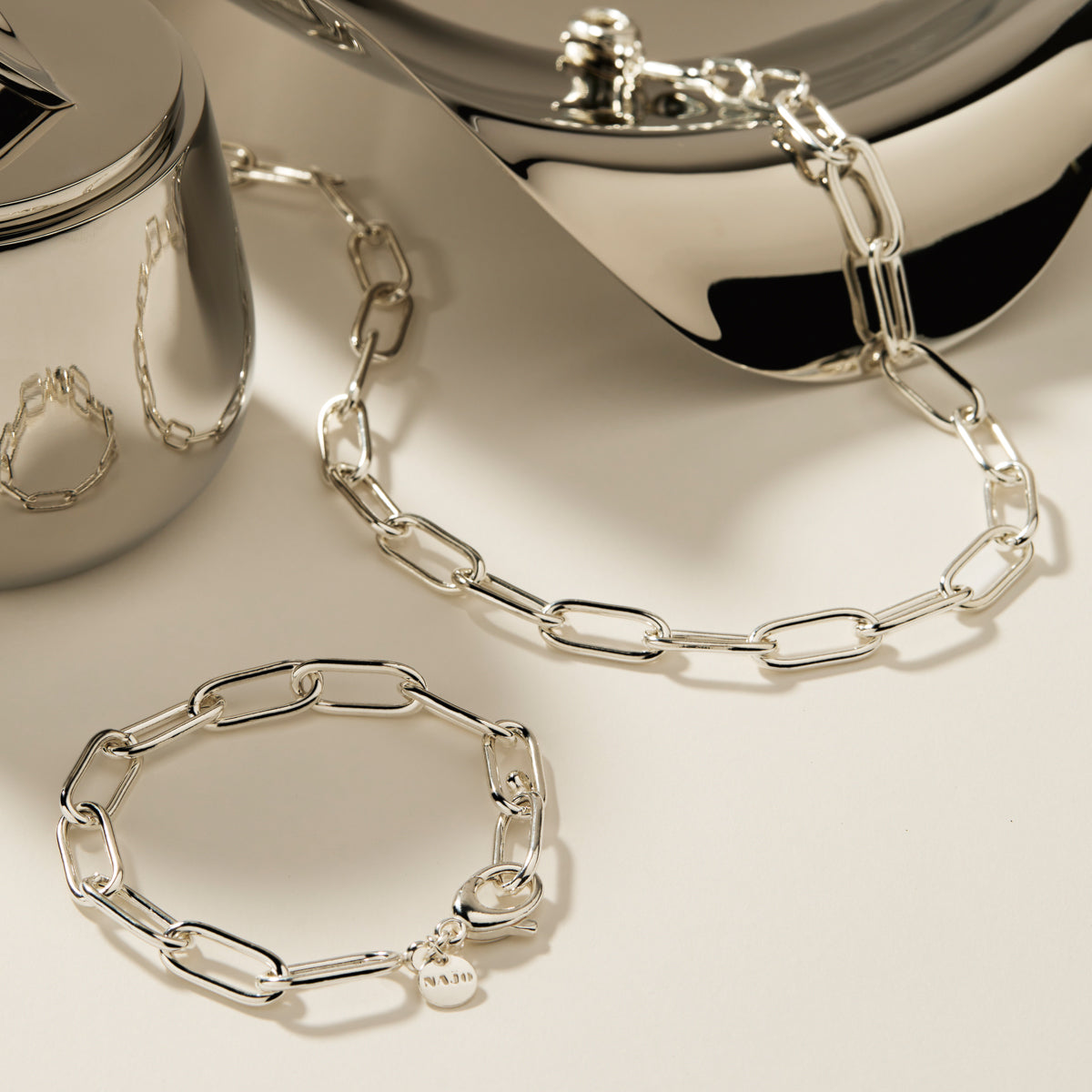 Vista Large Link Necklace