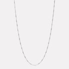 Sterling Silver Equilibrium Chain Necklace (60cm + 5cm ext)