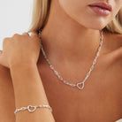 Cuore Chain Link Necklace