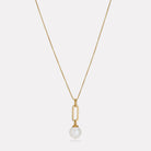 Yellow Gold The Enchantress Pearl Pendant Necklace