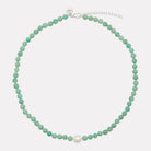 Sunset Amazonite & Pearl Necklace