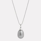 Sterling Silver Isla Grey Pearl Necklace
