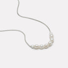 Sterling Silver Shoreline Pearl Necklace
