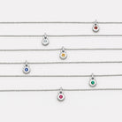 November Citrine Birthstone Necklace