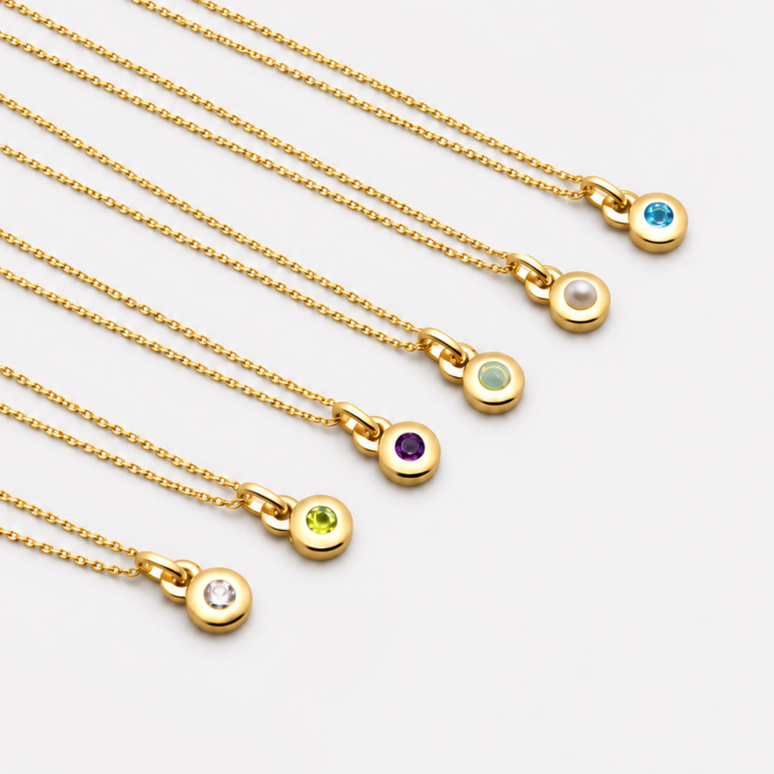 February Amethyst Birthstone Necklace