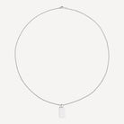 Insignia Men’s Silver Dog Tag Necklace