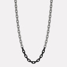 Stainless Steel Echo Men's 2-Tone Steel Necklace (60cm+ext)