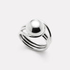 Sterling Silver Mysterious Universe Ring