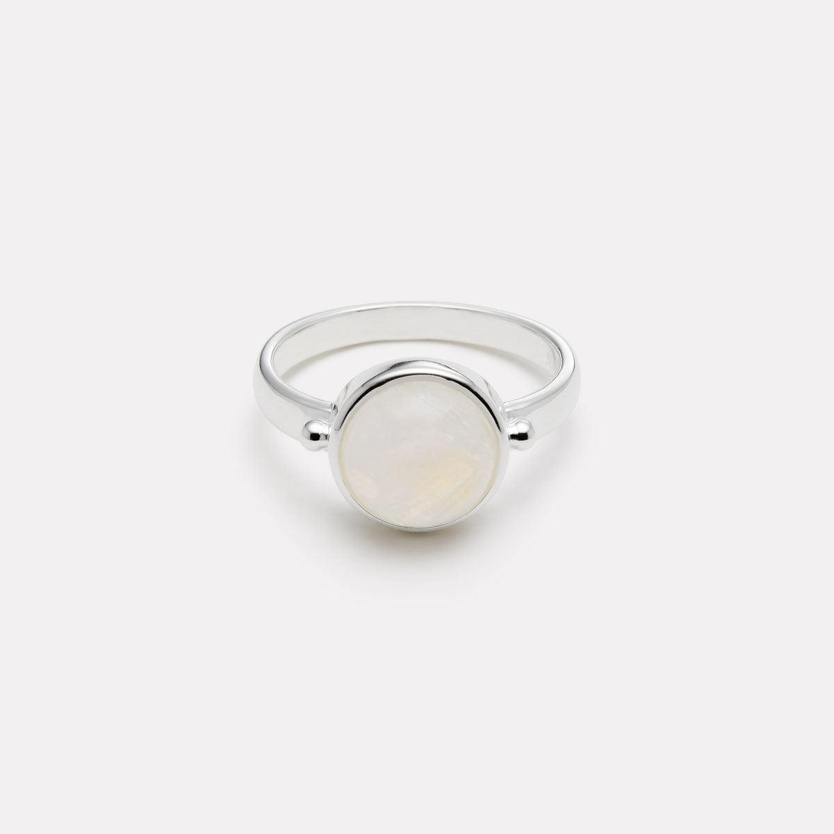 Sterling Silver Garland Moonstone Ring