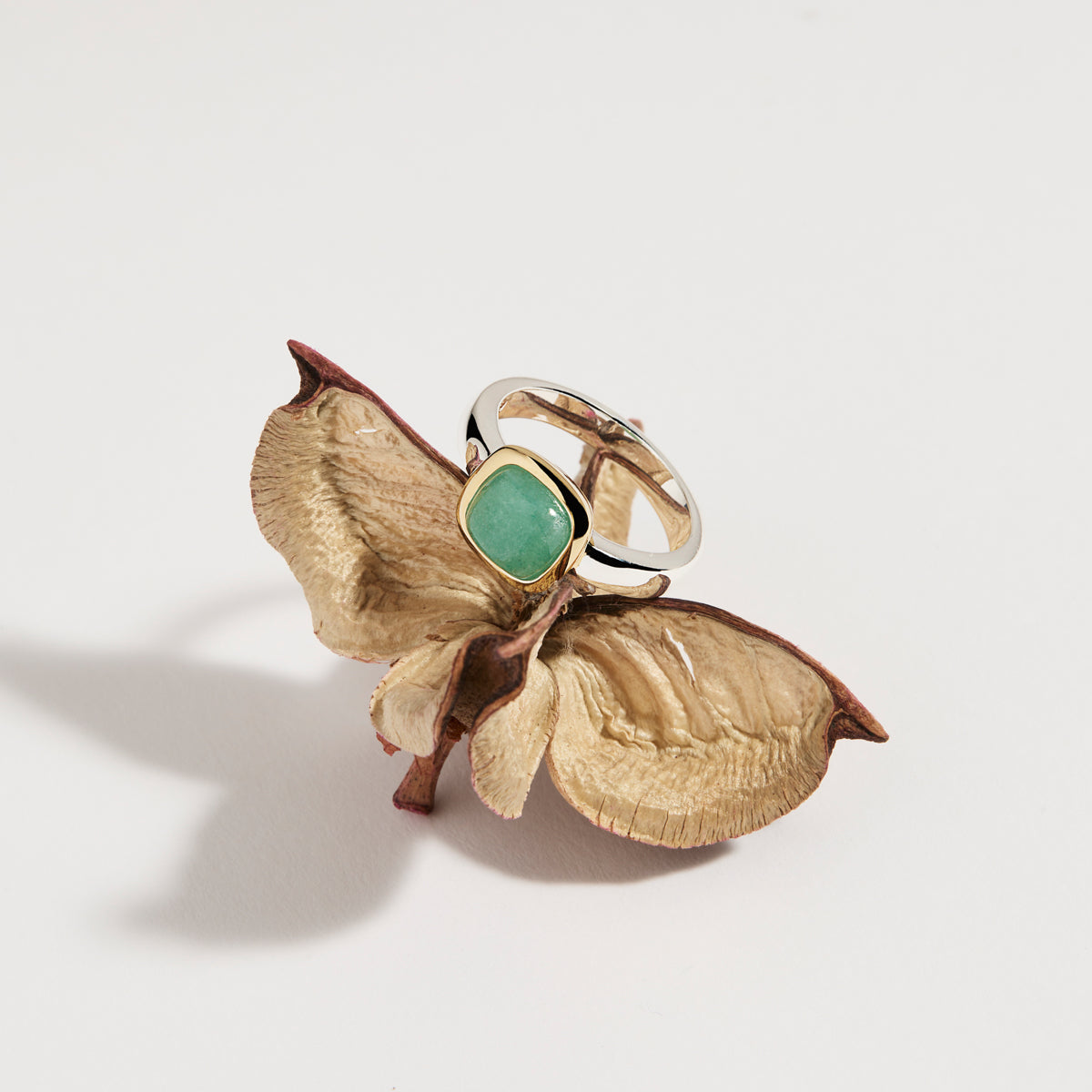 Aura Green Aventurine Ring