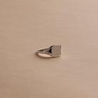 Quadris Men’s Silver Signet Ring