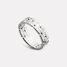 Sterling Silver Bastion Men’s Silver Ring