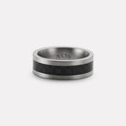 The Aviator Carbon Fibre and Steel Ring