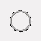 Equity Men's Steel & Leather Ring