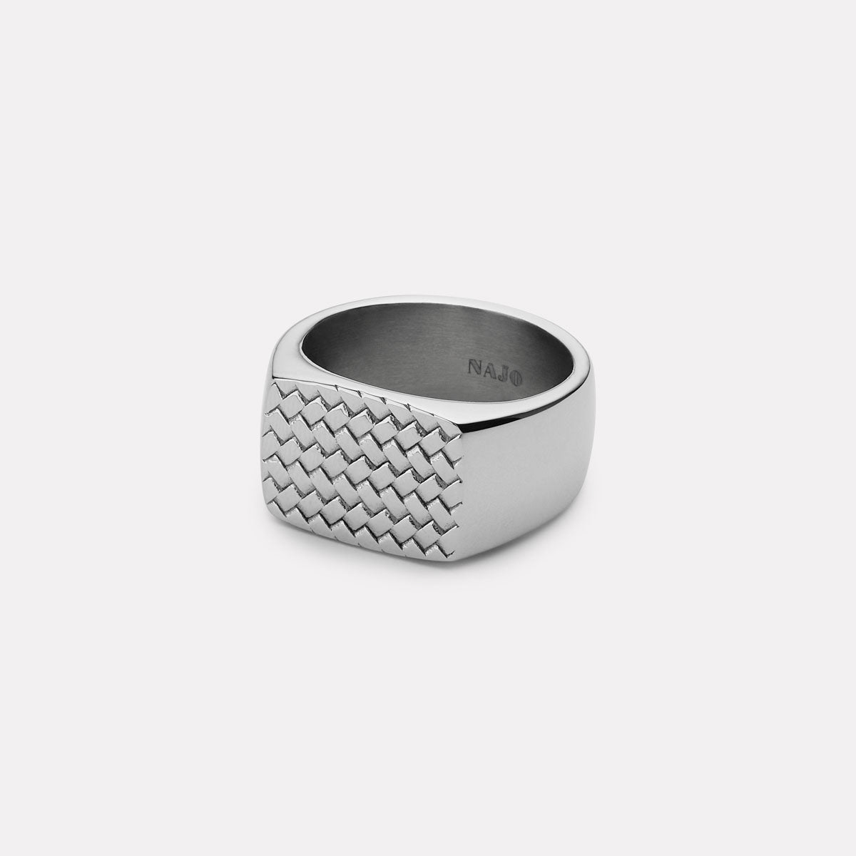 Stainless Steel Shadowline Men's Steel Ring