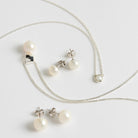 Luminosity Pearl Bridal Stud Earrings