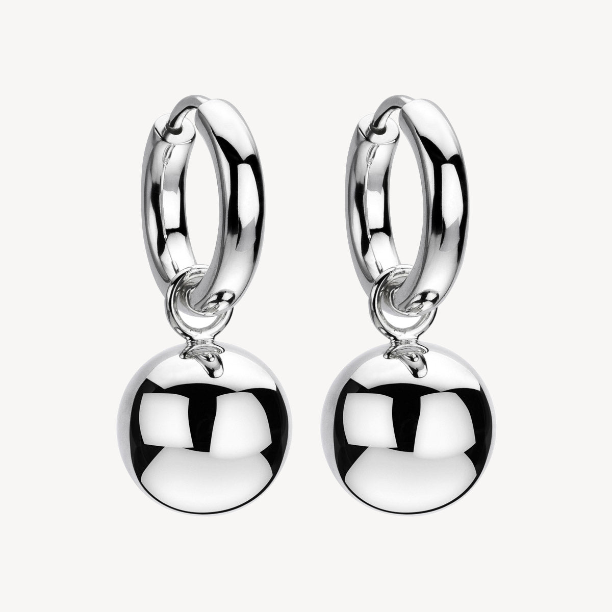 Sterling Silver On and Off Earring