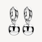 Sterling Silver On and Off Earring